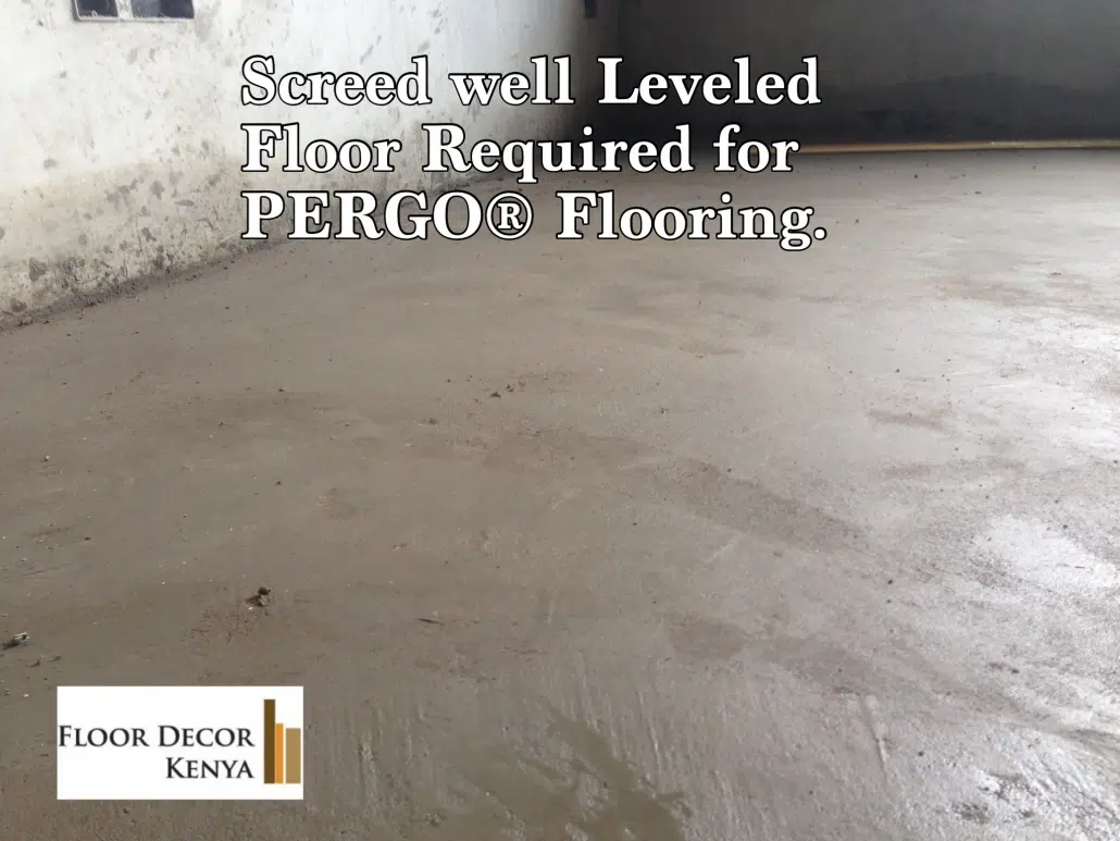 How to level your concrete Subfloor