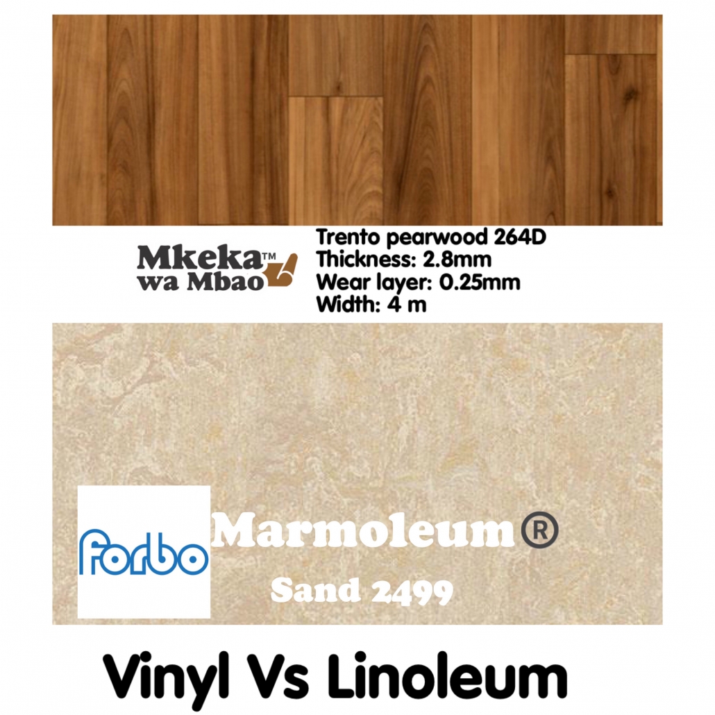 What’s the difference between linoleum and vinyl flooring?